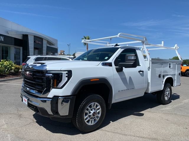 2026 GMC Sierra 2500 HD Pro in Summit White — front three-quarter view
