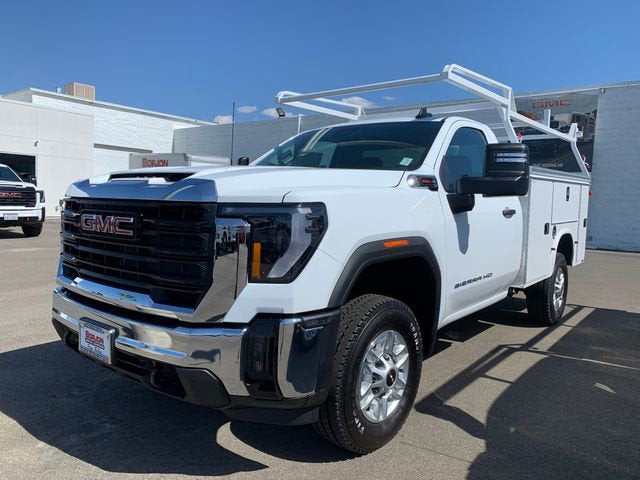 2026 GMC Sierra 2500 HD Pro in Summit White — front three-quarter view