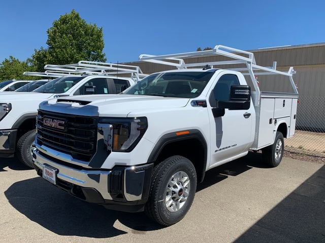 2026 GMC Sierra 2500 HD Pro in Summit White — front three-quarter view