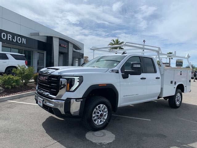 2026 GMC Sierra 2500 HD Pro in Summit White — front three-quarter view