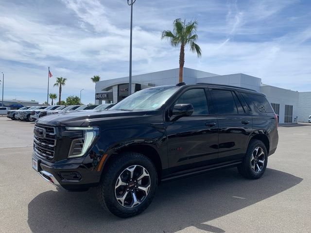 2026 GMC Yukon AT4 in Onyx Black — front three-quarter view