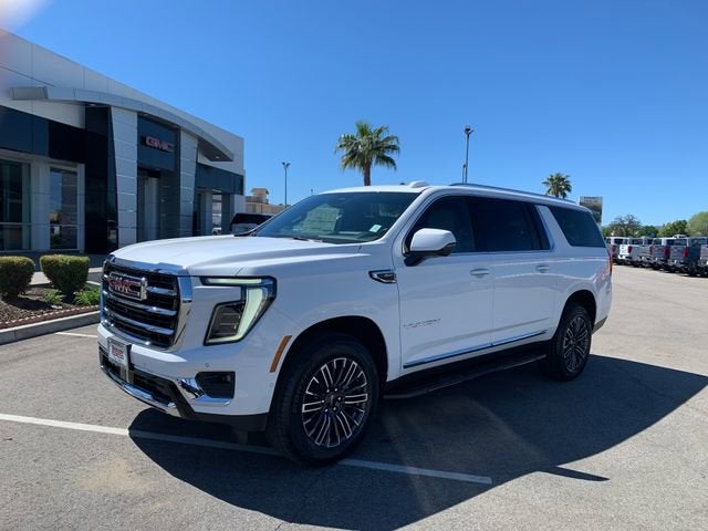 2026 GMC Yukon XL Elevation in Summit White — front three-quarter view