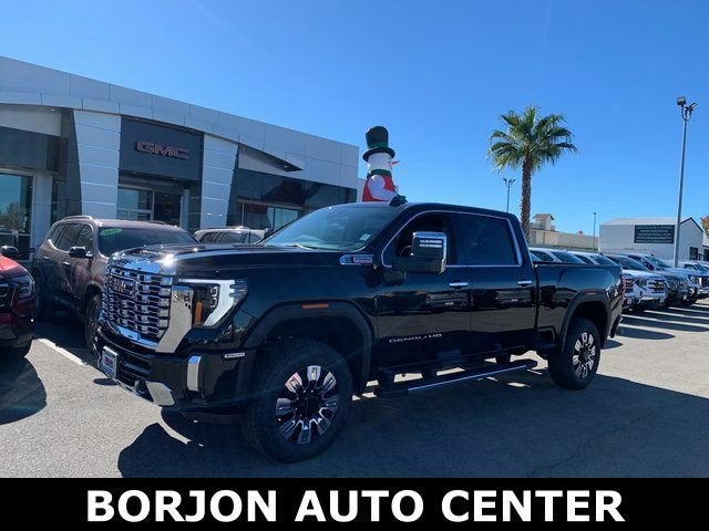 2026 GMC Sierra 2500 HD Denali in Onyx Black — front three-quarter view