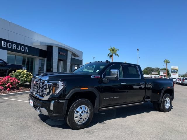 2026 GMC Sierra 3500 HD Denali DRW in Onyx Black — front three-quarter view