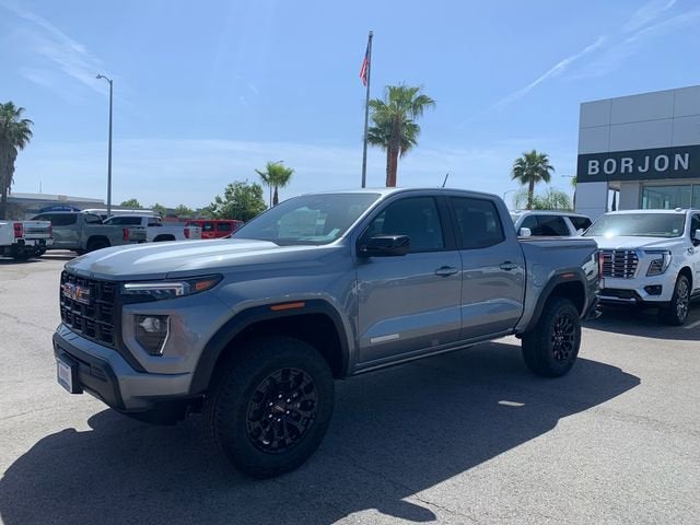 2026 GMC Canyon Elevation in Sterling Metallic — front three-quarter view
