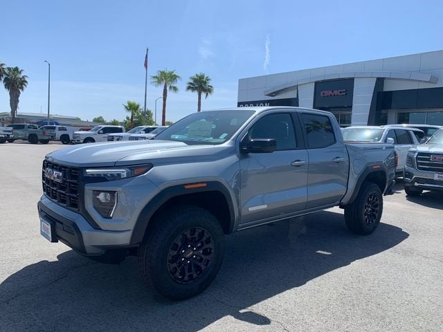 2026 GMC Canyon Elevation in Sterling Metallic — front three-quarter view
