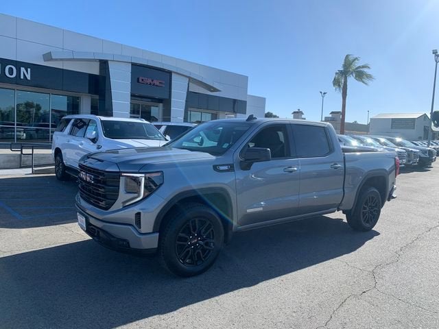 2026 GMC Sierra 1500 Elevation in Sterling Metallic — front three-quarter view