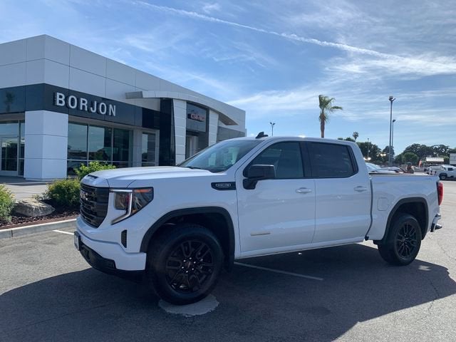 2026 GMC Sierra 1500 Elevation in Summit White — front three-quarter view