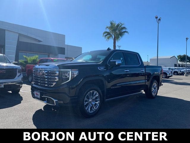 2026 GMC Sierra 1500 Denali in Onyx Black — front three-quarter view