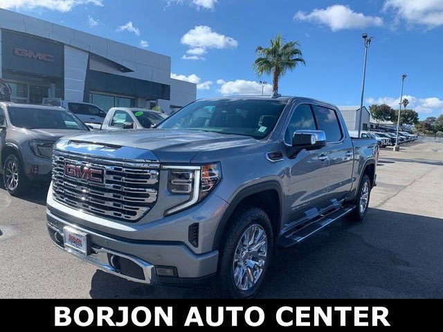 2026 GMC Sierra 1500 Denali in Sterling Metallic — front three-quarter view